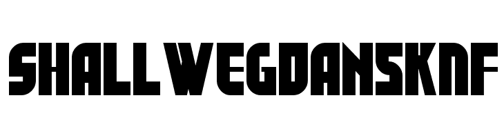 ShallWeGdanskNF  font caratteri gratis