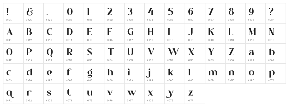Shallota Black Character Map