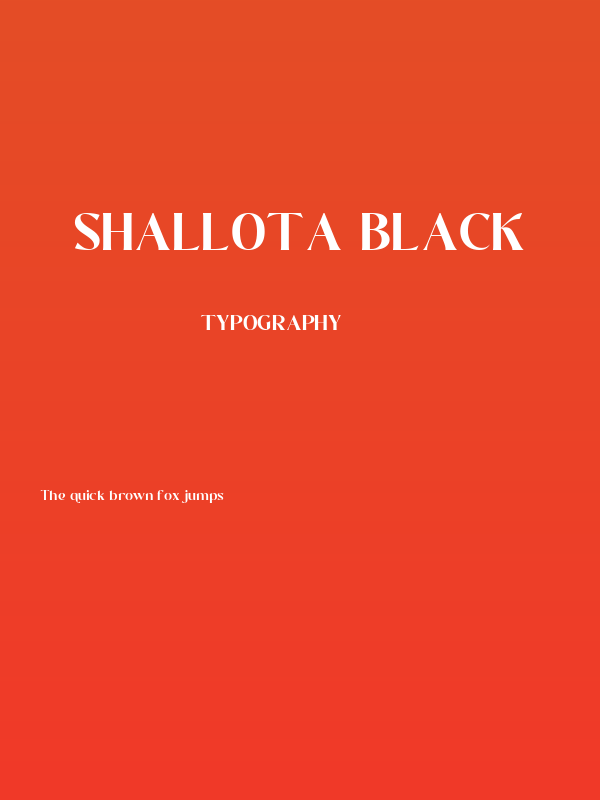 Shallota Black Poster