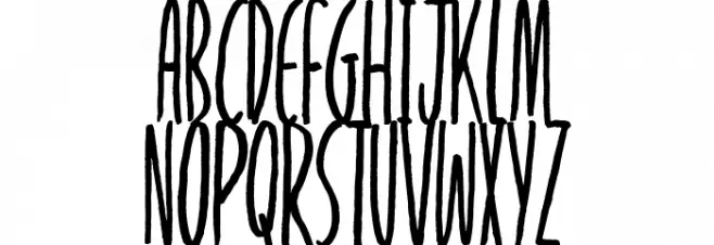 Shallow Grave Personal use Caratteri MAIUSCOLE