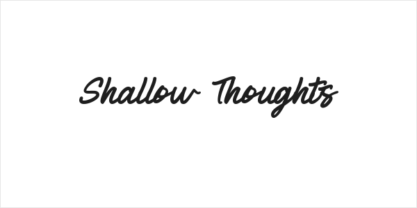 Shallow Thoughts Logo