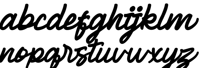 Shallow Thoughts Font LOWERCASE