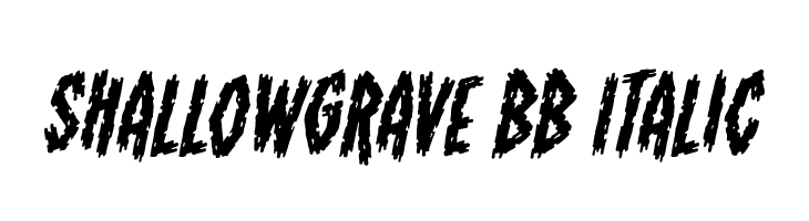 ShallowGrave BB Italic  Frei Schriftart Herunterladen