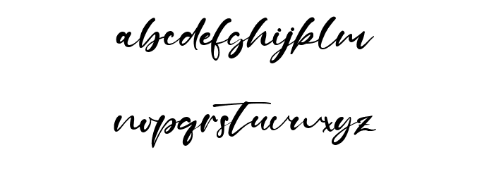 Shallows Font LOWERCASE