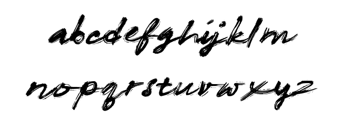 Shallows Font LOWERCASE