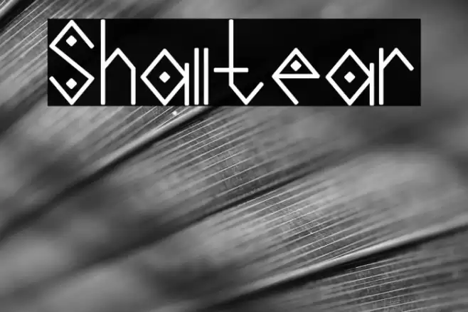 Shalltear Font examples