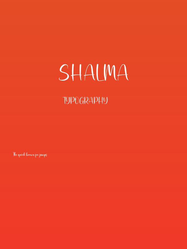 Shalma Poster