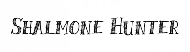 Shalmone Hunter  تنزيل الخطوط