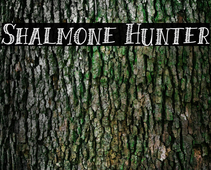 Shalmone Hunter Font examples