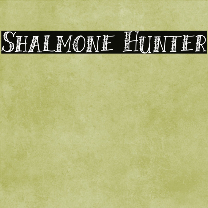 Shalmone Hunter Font examples