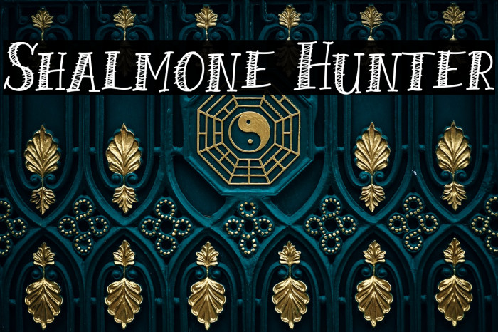 Shalmone Hunter Font examples