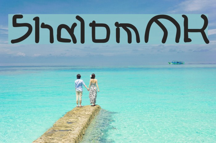 ShalomMK Font examples