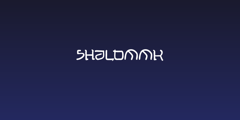 ShalomMK Social Header
