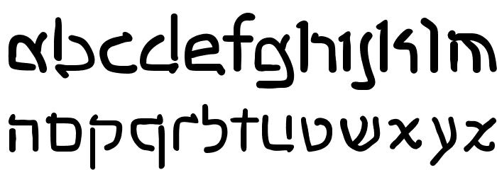 ShalomMK Font LOWERCASE