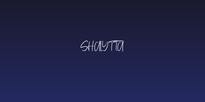 Shalytta Social Header