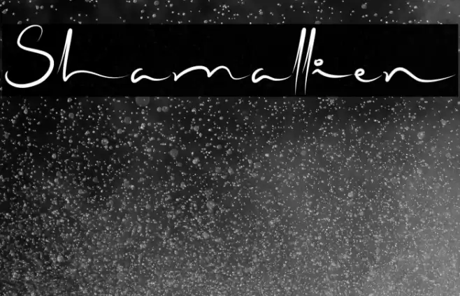 Shamallien Font examples