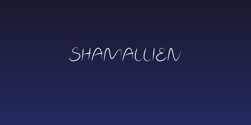 Shamallien Social Header