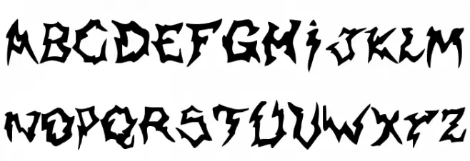 Shaman Schriftart Groß