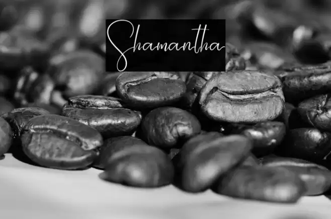 Shamantha Font examples