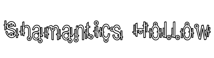 Shamantics Hollow  Free Fonts Download