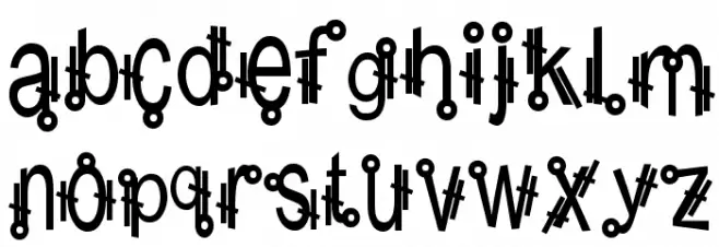 Shamantics Font LOWERCASE
