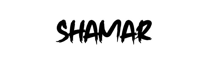 Shamar  les polices de caractères gratuit tlcharger