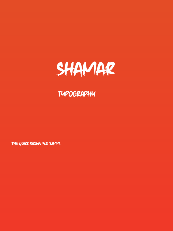 Shamar Poster