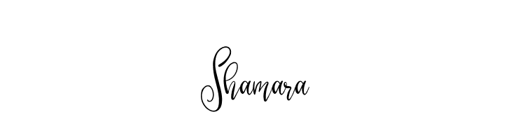 Shamar Font LOWERCASE