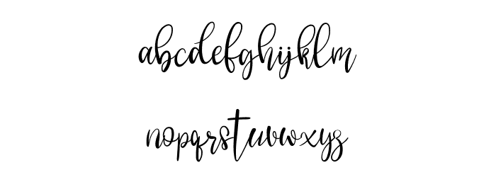 Shamara Font LOWERCASE