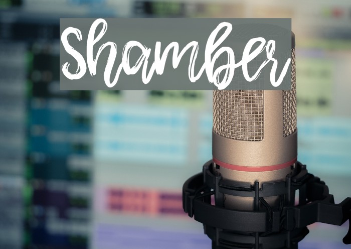 Shamber Font examples