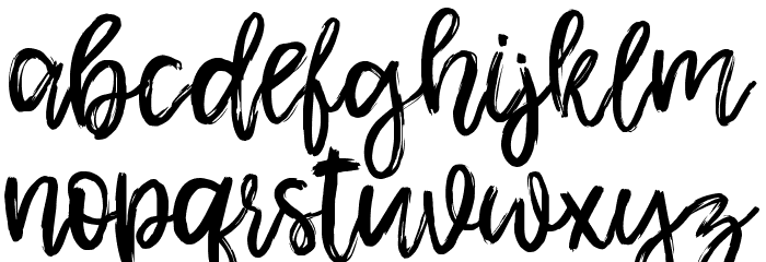 Shamber Font LOWERCASE