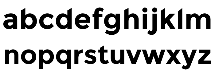 Shameimaru Sans Font LOWERCASE