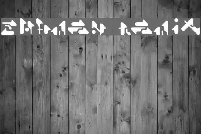 Shamen Remix Font examples