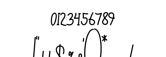 Shamilove Font OTHER CHARS