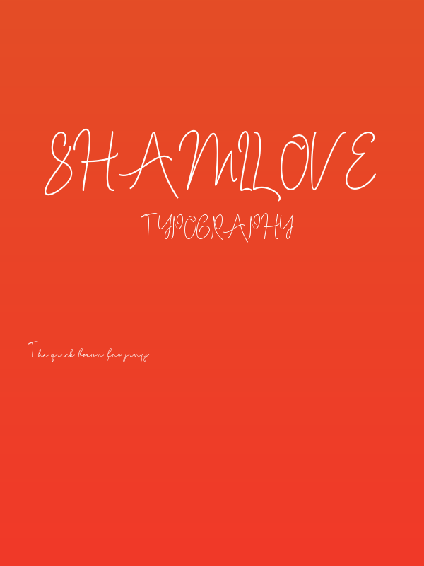 Shamilove Poster