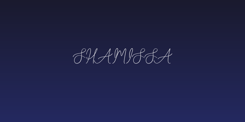 Shamissa Social Header