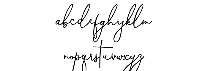 Shamissa Font LOWERCASE