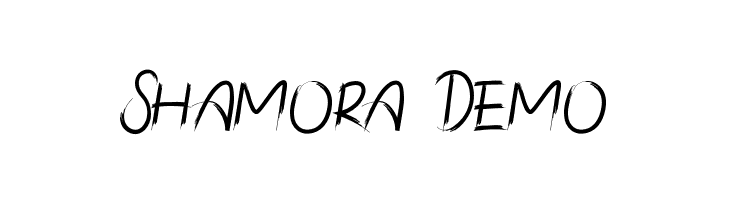 Shamora Demo  नि: शुल्क फ़ॉन्ट्स डाउनलोड