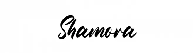 Shamora  les polices de caractères gratuit tlcharger