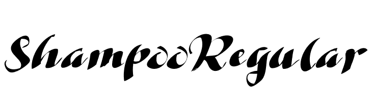 ShampooRegular  Frei Schriftart Herunterladen