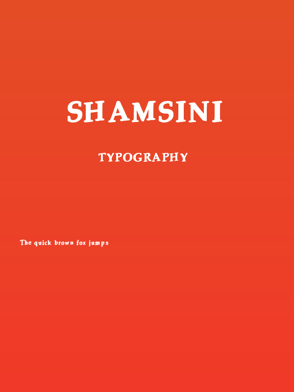 Shamsini Poster