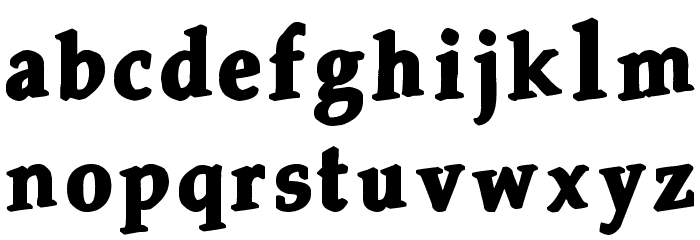 Shamsini Font LOWERCASE