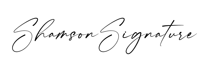 Shamson Signature  Frei Schriftart Herunterladen