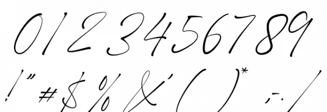 Shamson Signature Caratteri ALTRI CARATTERI