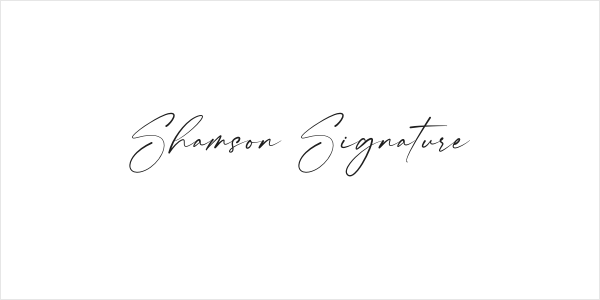 Shamson Signature Logo