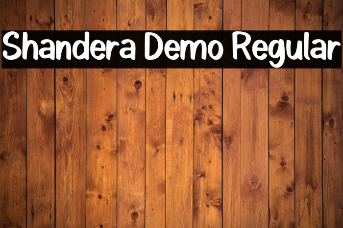 Shandera Demo Regular Example 1