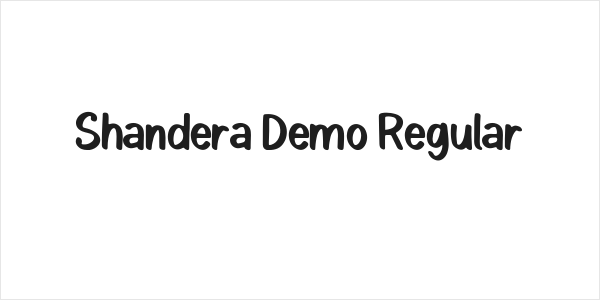 Shandera Demo Regular Logo