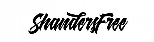 Shanders Free  تنزيل الخطوط