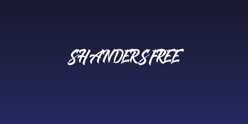 Shanders Free Social Header