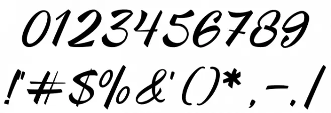 Shanella Font OTHER CHARS